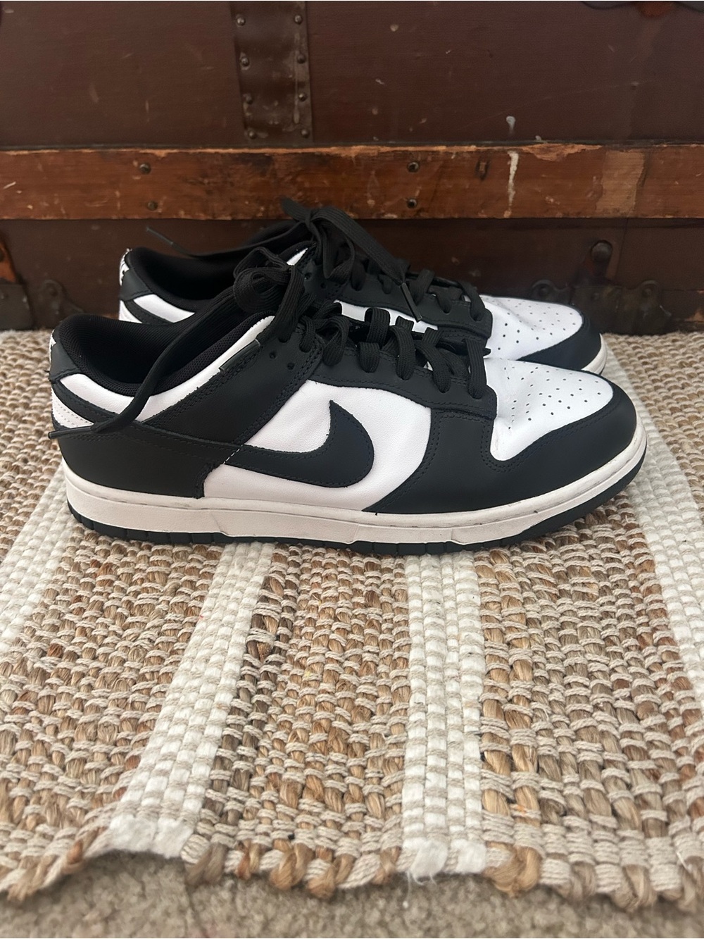Nike Black and White Low-Top Sneakers